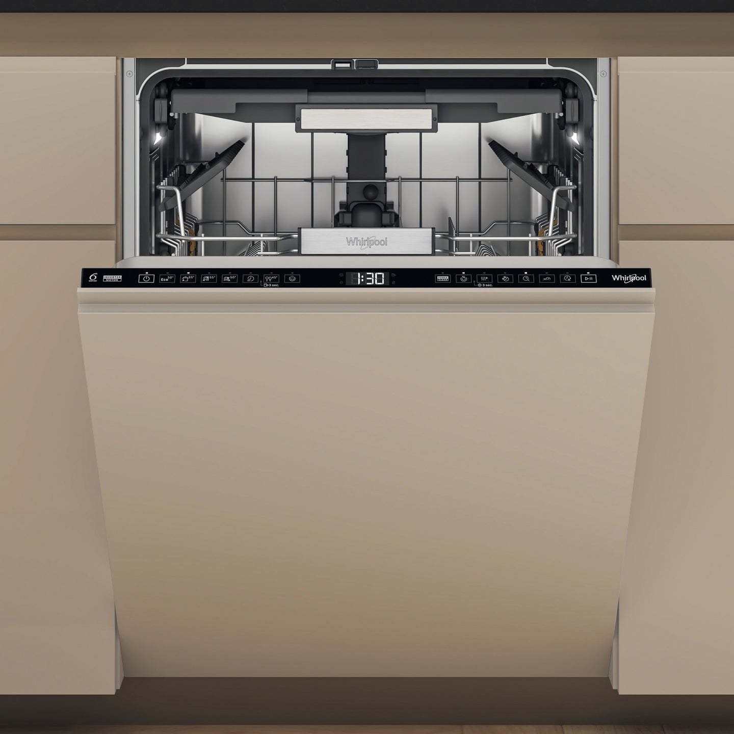 Whirlpool MaxiSpace W7I HF60 TU Volledig ingebouwd 15 couverts A