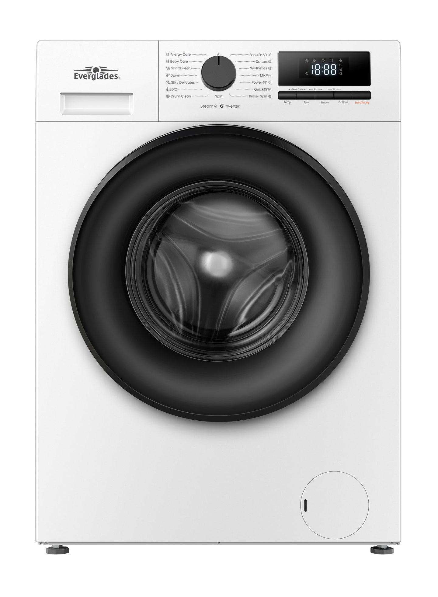 Everglades EVWM61201AW wasmachine vooraanzicht
