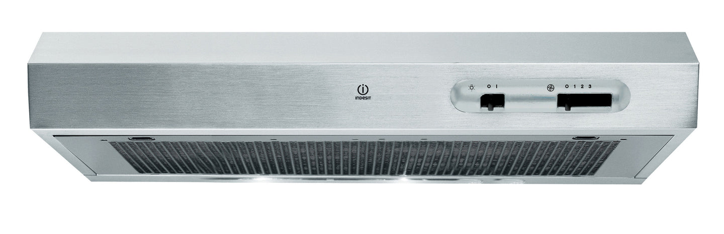 Indesit ISLK 66 LS X afzuigkap Onderbouw Roestvrijstaal 272 m³/uur D