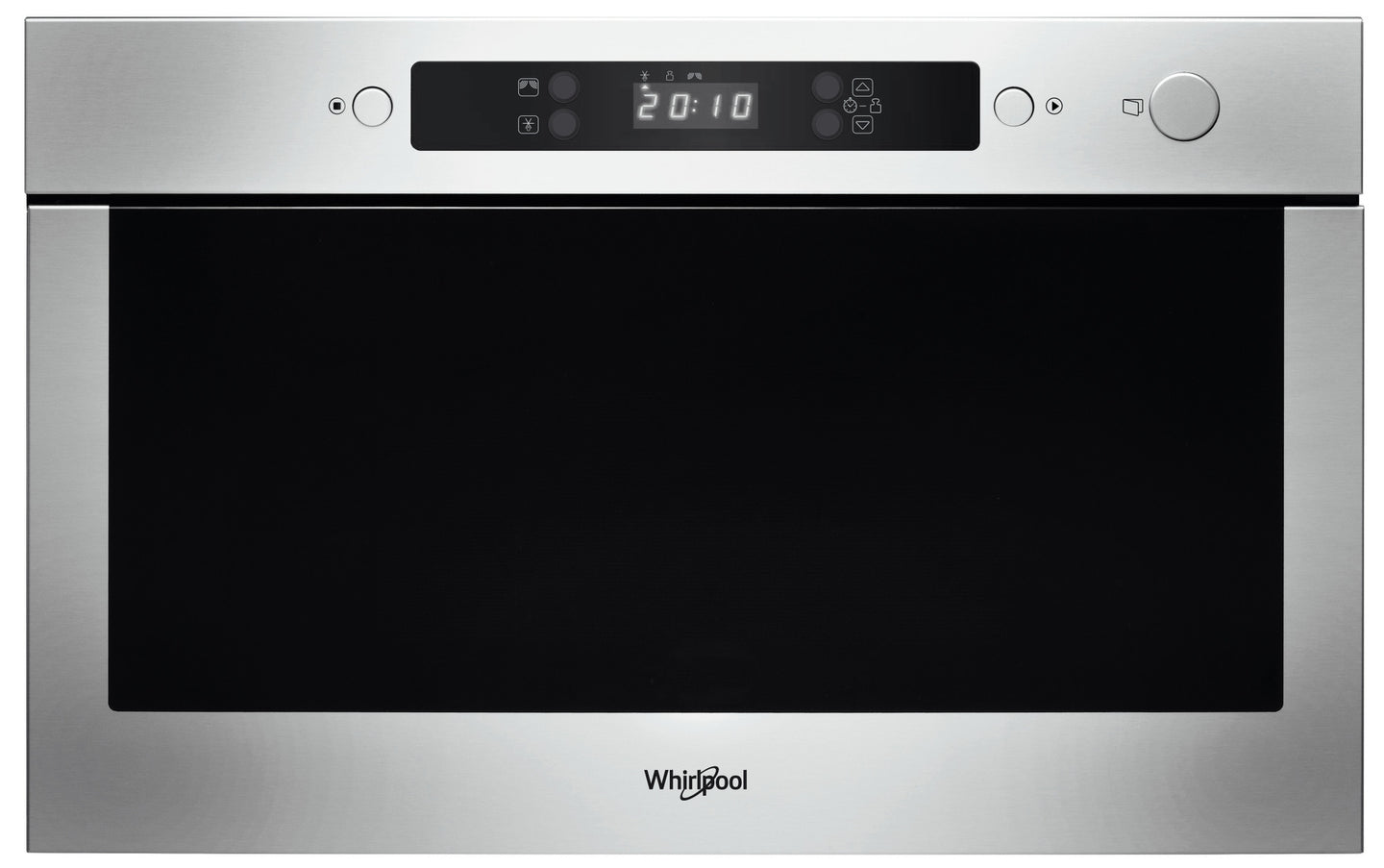 Whirlpool AMW 423/IX magnetron Ingebouwd 22 l 750 W Zwart, Roestvrijstaal