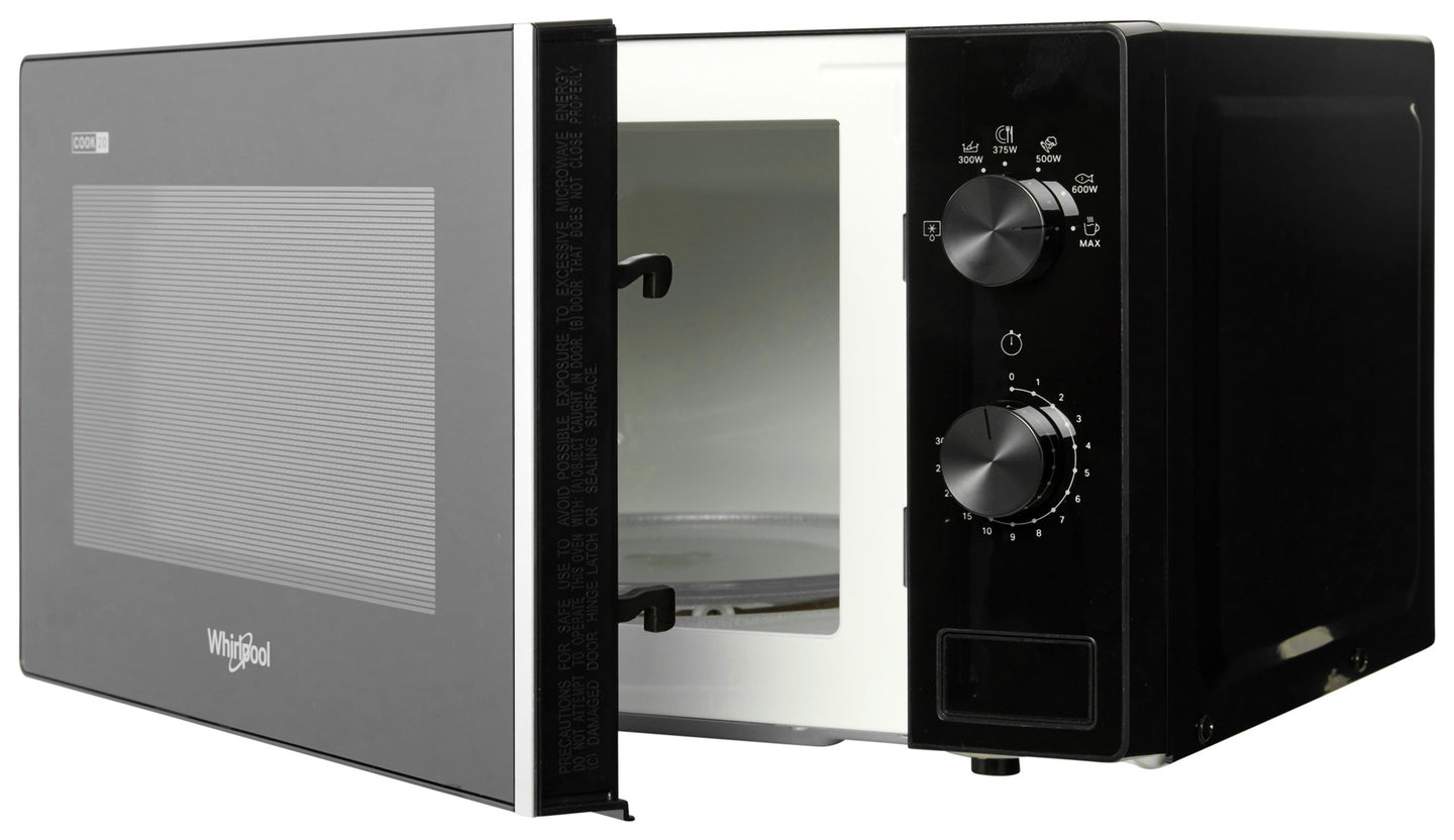 Whirlpool MWP 101 B Aanrecht Solo-magnetron 20 l 700 W Zwart