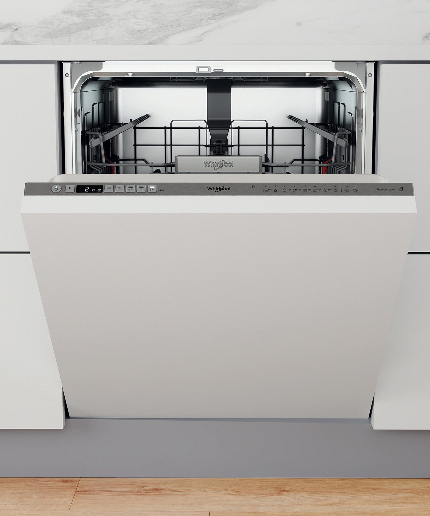 Whirlpool WIO 3T141 PES vaatwasser Volledig ingebouwd 14 couverts C