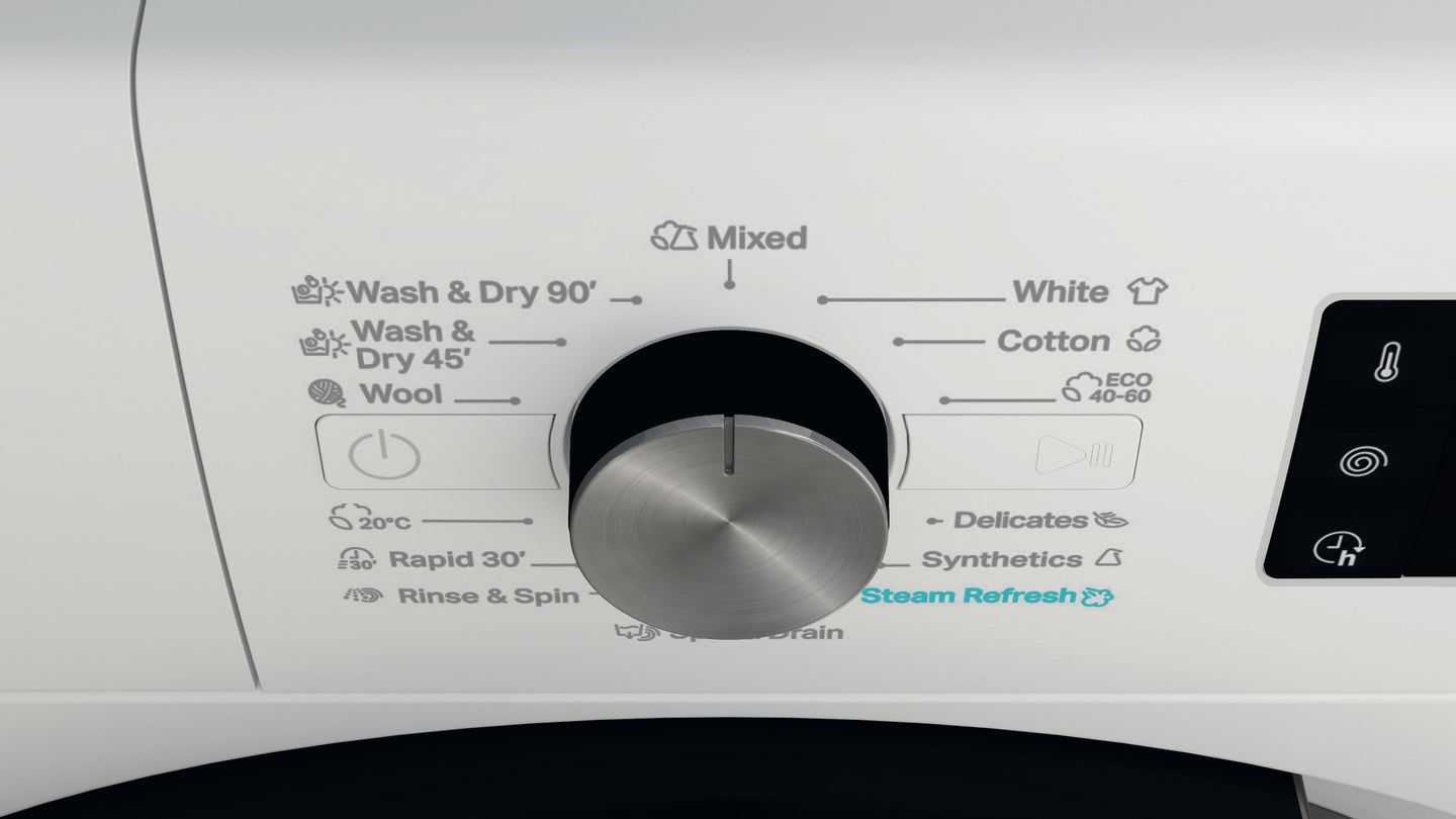 Whirlpool FFWDB 864349 BV EE Was-droogcombinatie Vrijstaand Voorbelading Wit D
