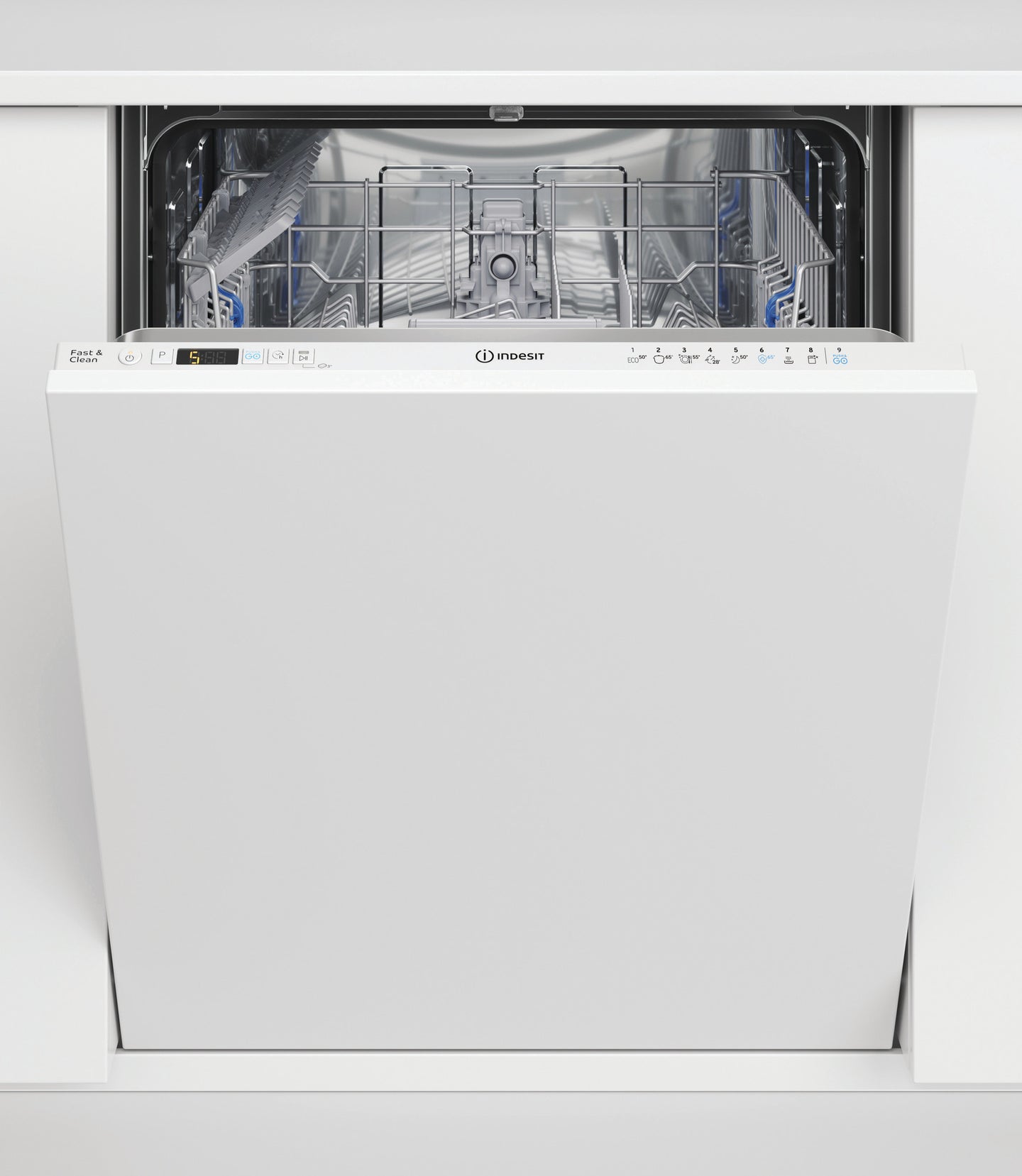 Indesit D2I HD526 A volledig geïntegreerde vaatwasser