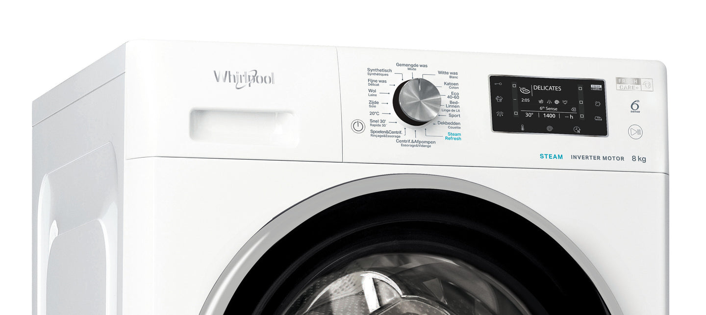 Whirlpool FFD 8469E BSV BE vrijstaande wasmachine