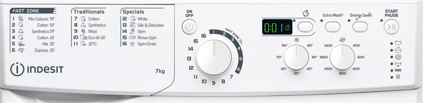 Indesit EWD 71452 W EU N wasmachine