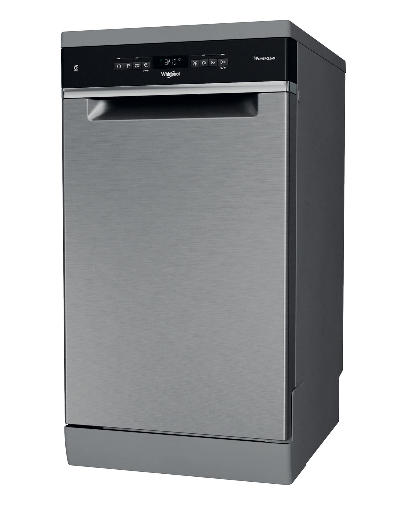 Whirlpool WSFO 3O34 PF X vrijstaande vaatwasser 45 cm