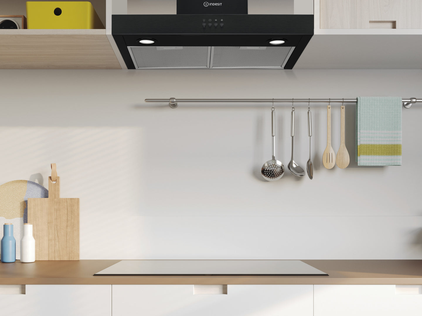 Indesit geïntegreerde afzuigkap - IHBS63FLMK