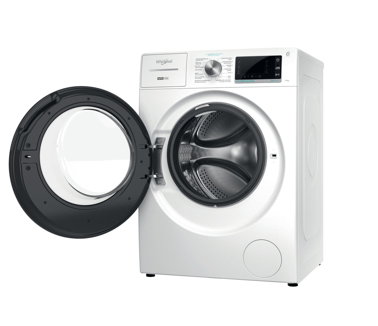 Whirlpool W8 W946WB BE wasmachine Voorbelading 9 kg 1400 RPM Wit