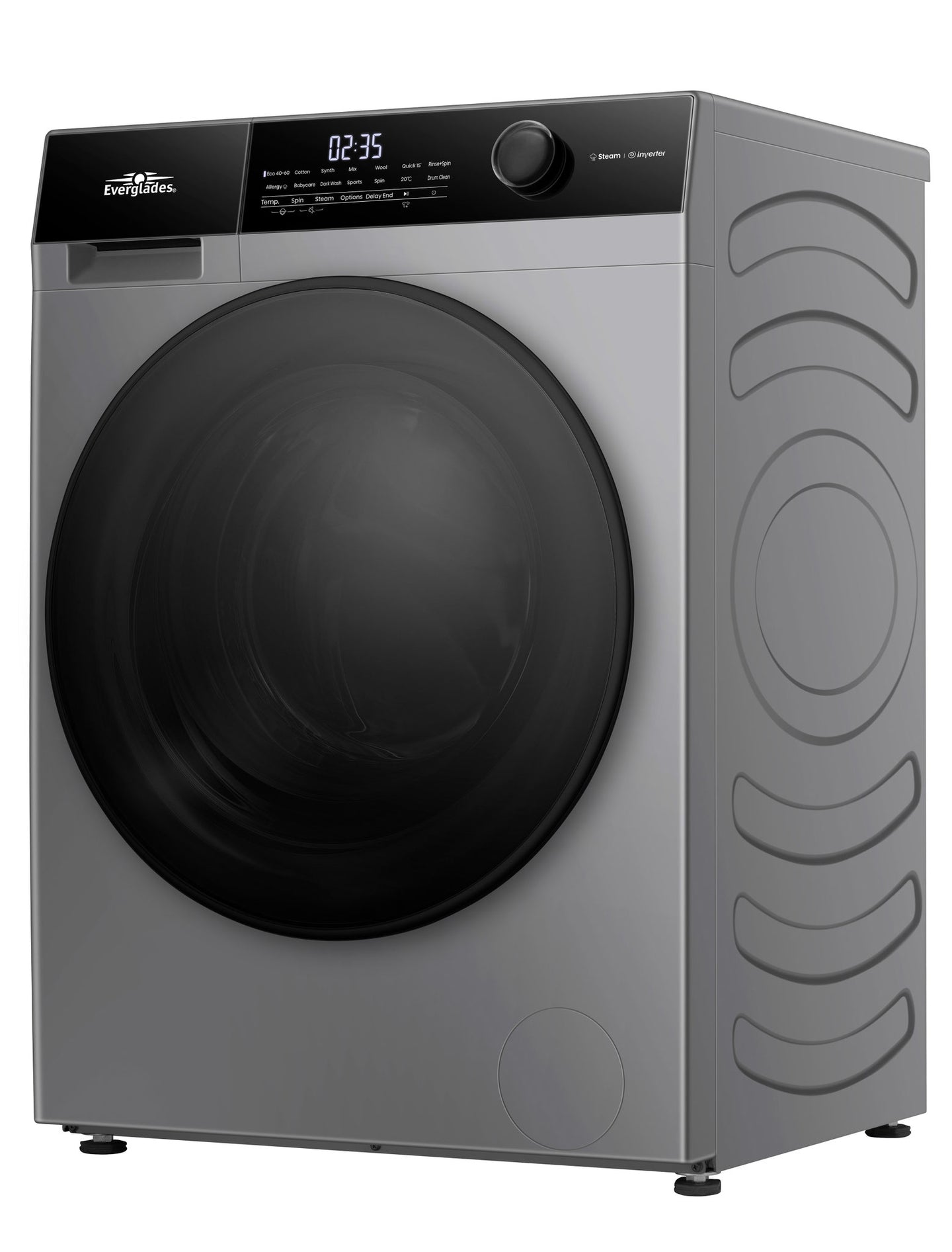 Everglades EVWM91422AG wasmachine - zijaanzicht