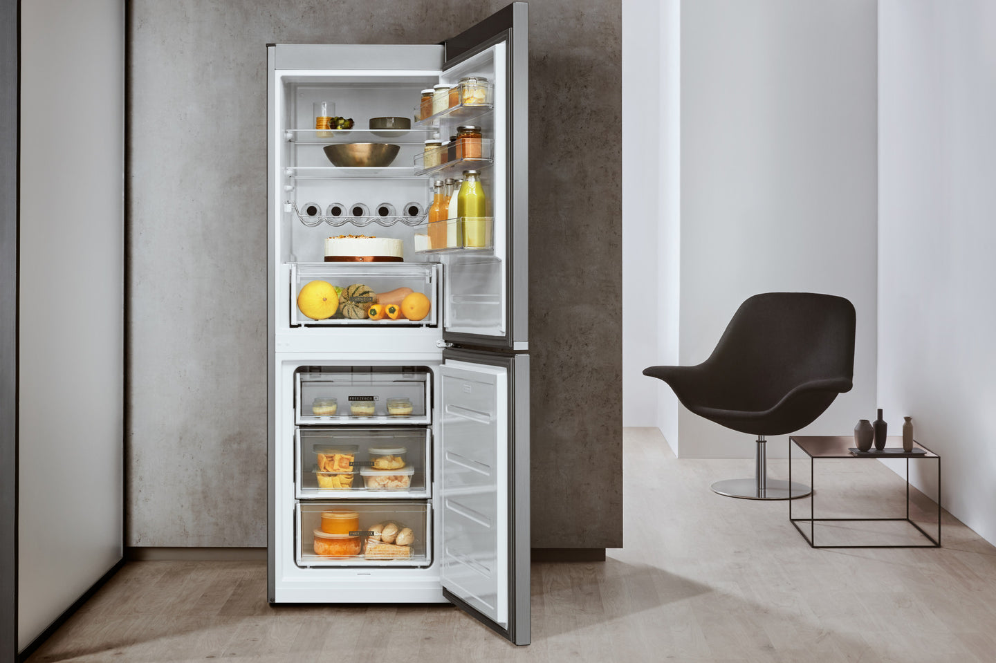 Whirlpool W5 721E OX 2 koel-vriescombinatie Vrijstaand 308 l E Roestvrijstaal