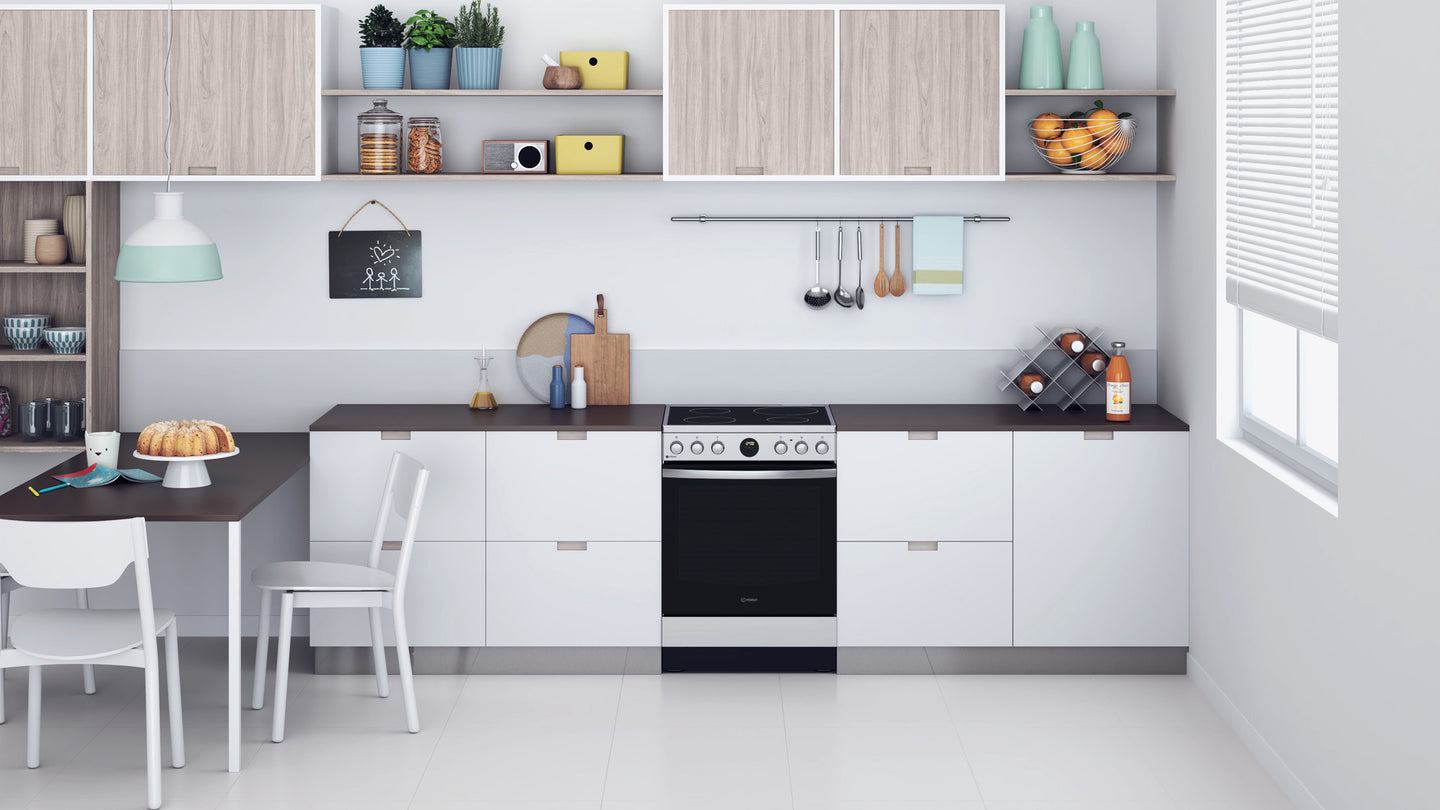 Indesit IS67V8CHX/E keramisch fornuis