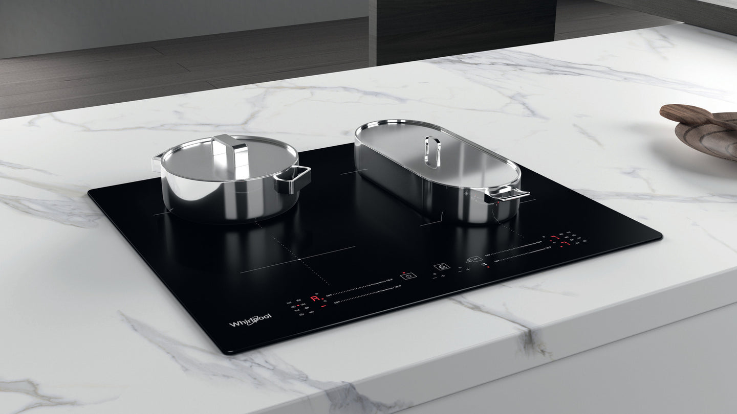 Whirlpool WB S2560 NE Zwart Ingebouwd 59 cm Inductiekookplaat zones 4 zone(s)
