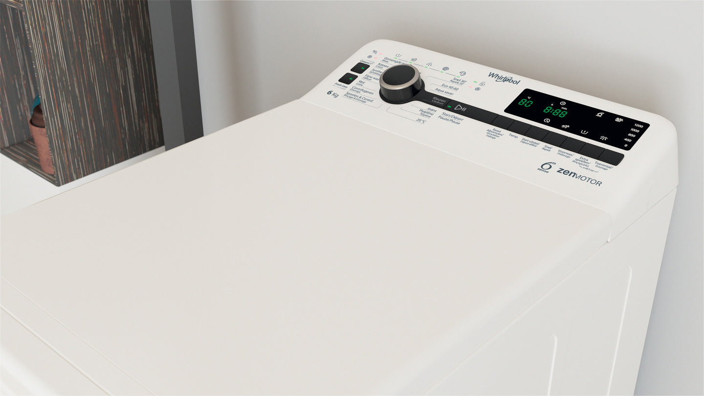Whirlpool TDLRBX 6252BS BE bovenlader wasmachine