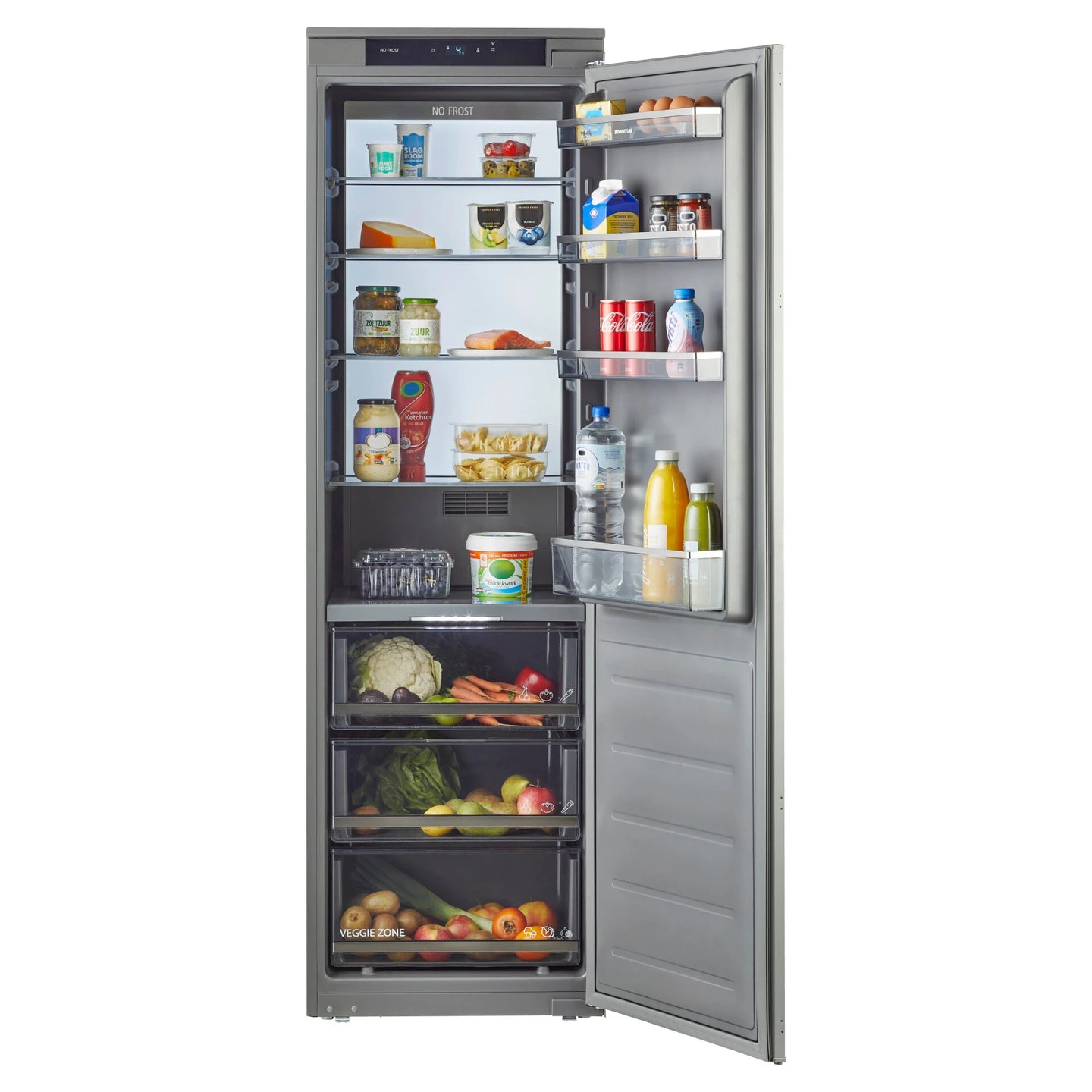 Inventum IKK1786GS inbouw koeler 178 cm