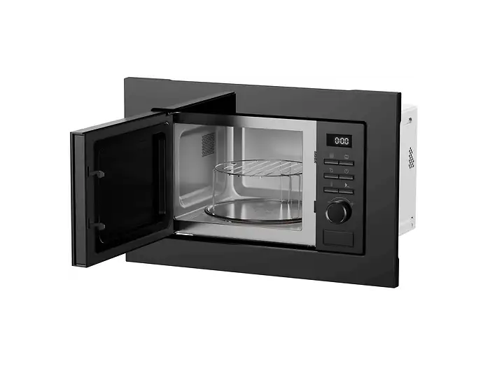 Inventum IMC6020FZWA inbouwmagnetron zwart open deur