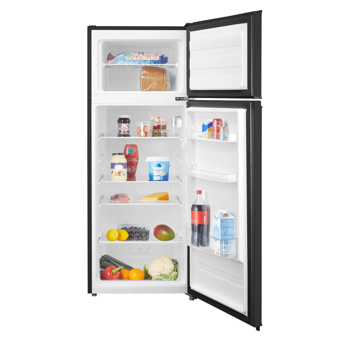 Inventum KV1430B koel-vriescombinatie zwart