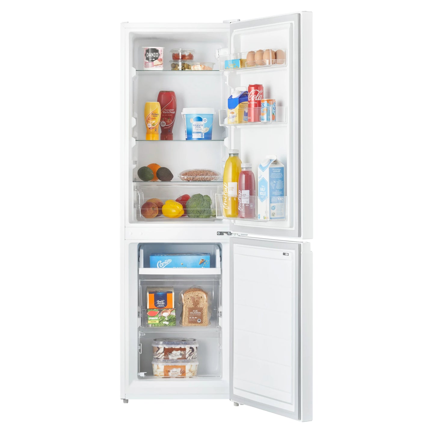 Inventum KV1500W smalle koel-vriescombinatie wit