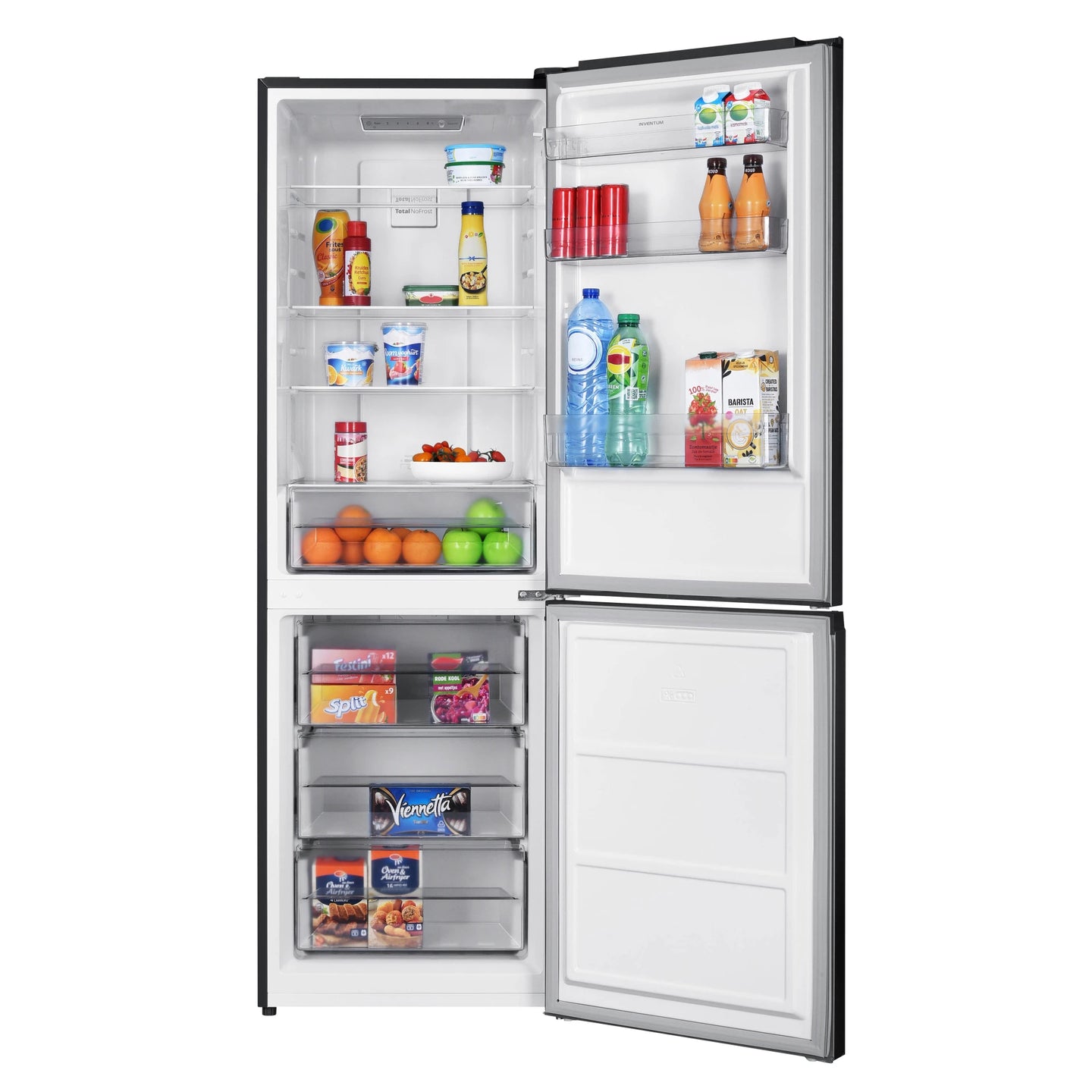 Inventum KV1840B koel-vriescombinatie zwart