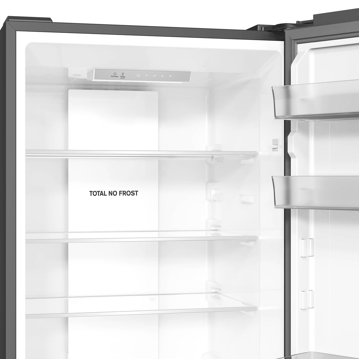 Inventum KV1841S interieur koelkast met glazen plateaus