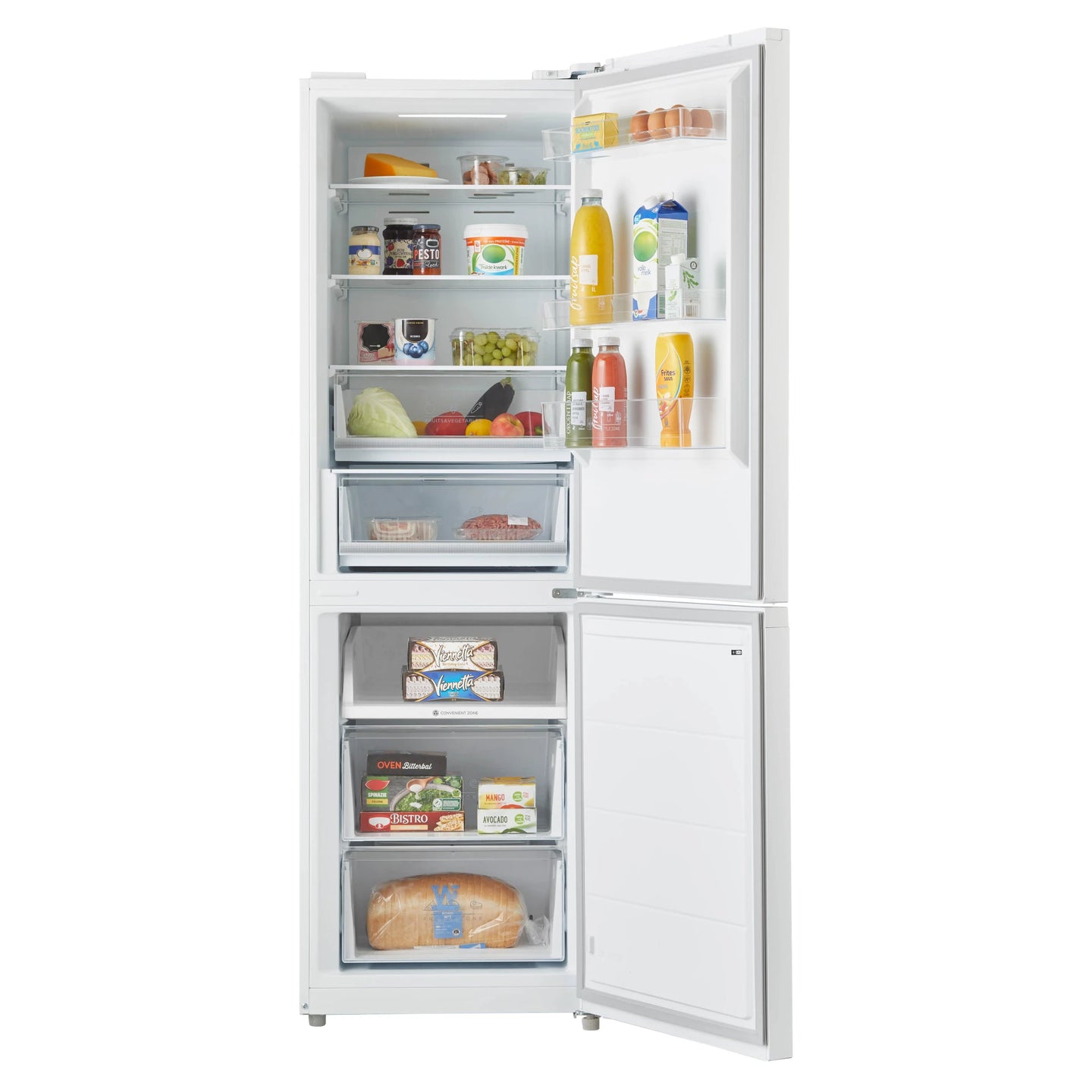 Inventum KV1850W koel-vriescombinatie wit