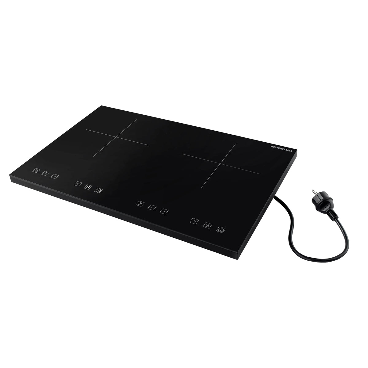 Inventum VKI3020ZWA inductiekookplaat bediening en kookzones