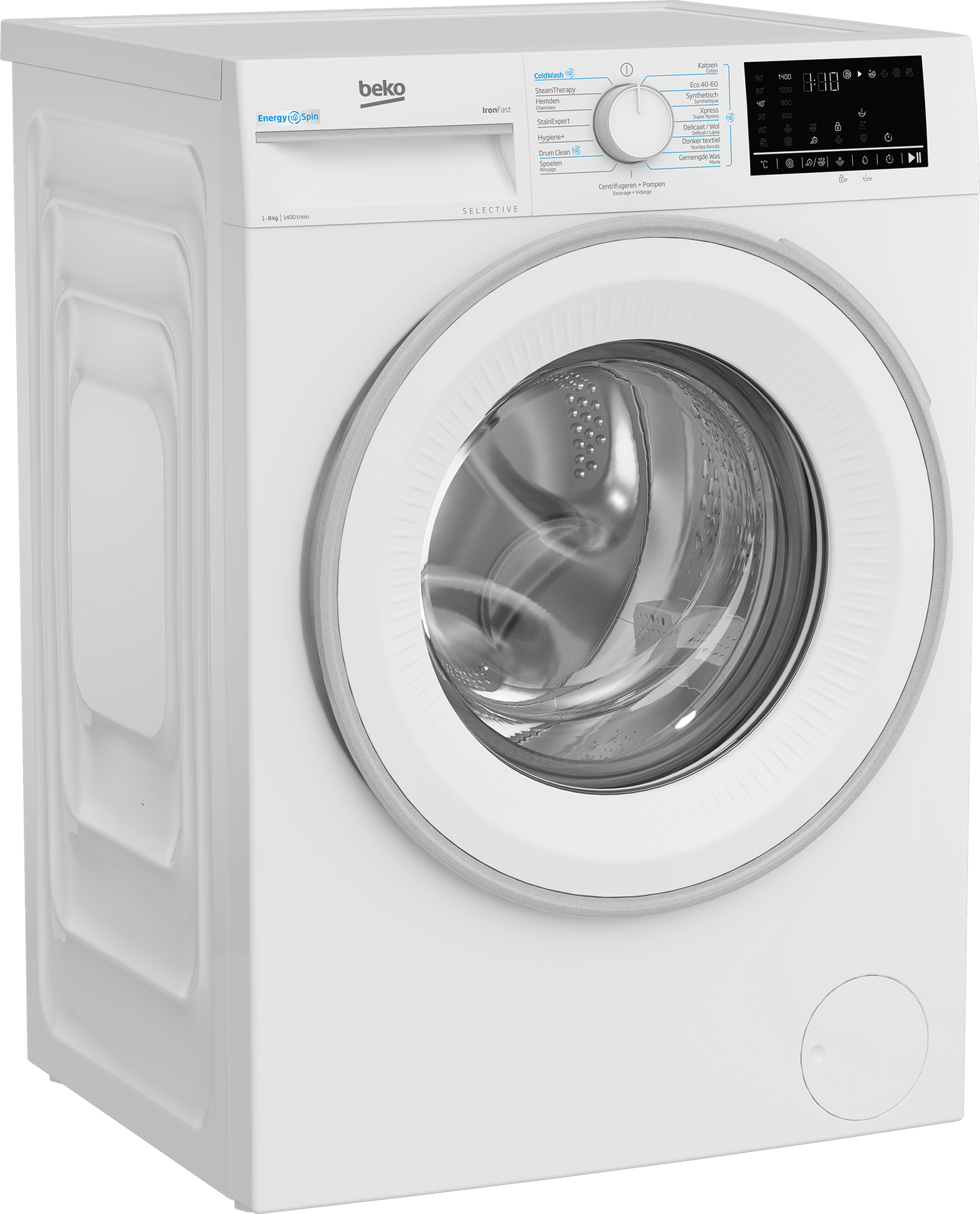 Beko B3WM4841W2 wasmachine selective