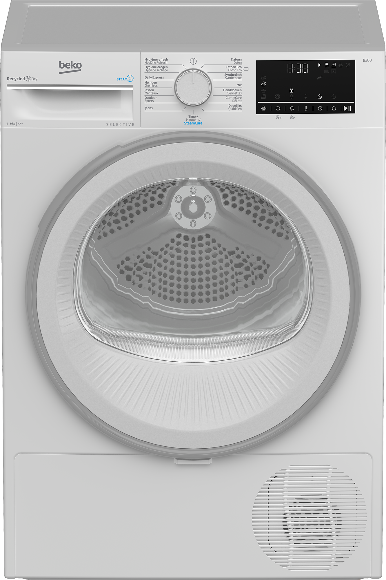 Beko B3T6823WS2 selective 8 kilo warmtepompdroger