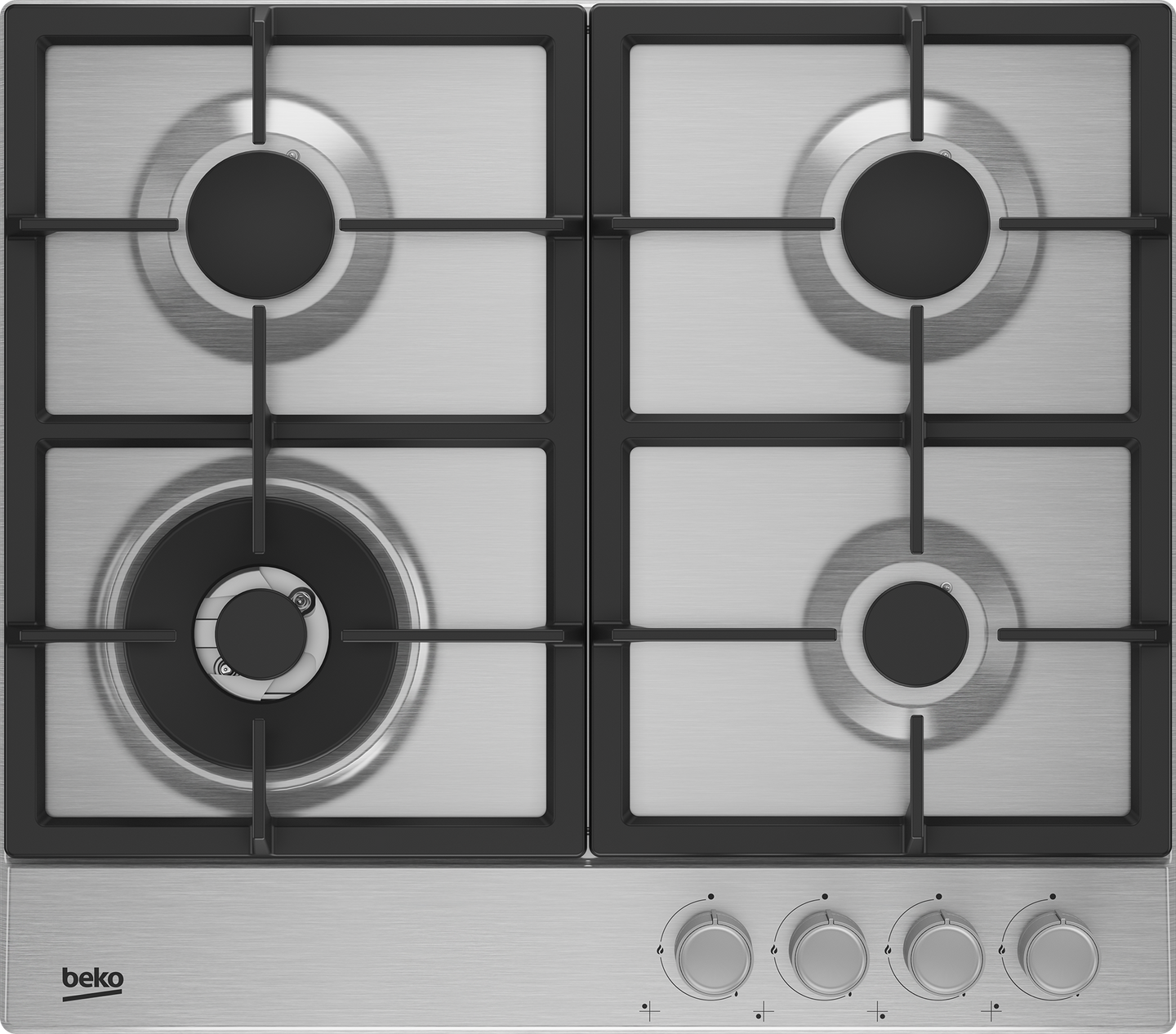 Beko HIAW64225SX gaskookplaat 60 cm