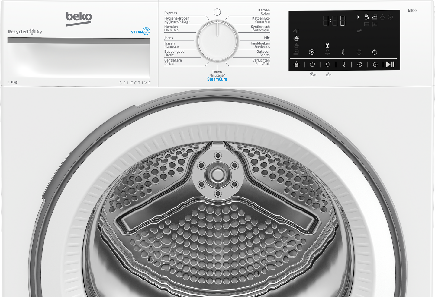 Beko B3T6823W2 wasdroger