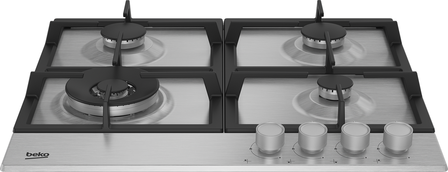 Beko HIAW64225SX gaskookplaat 60 cm