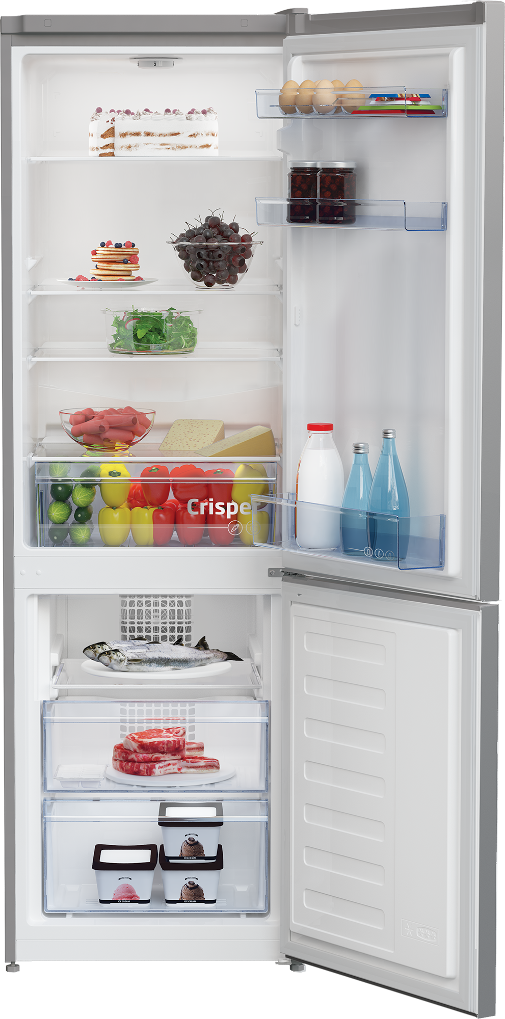 Beko RCHA270K40SN koelvriescombinatie