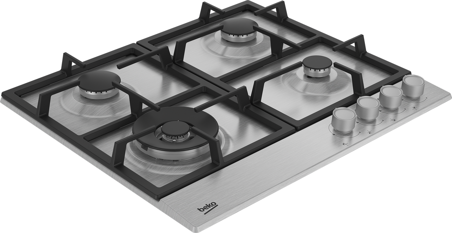 Beko HIAW64225SX gaskookplaat 60 cm