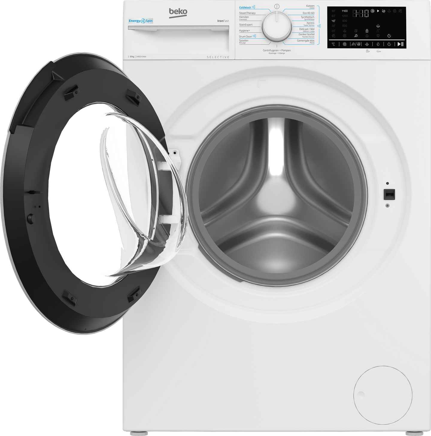 Beko B3WM4841W2 wasmachine selective