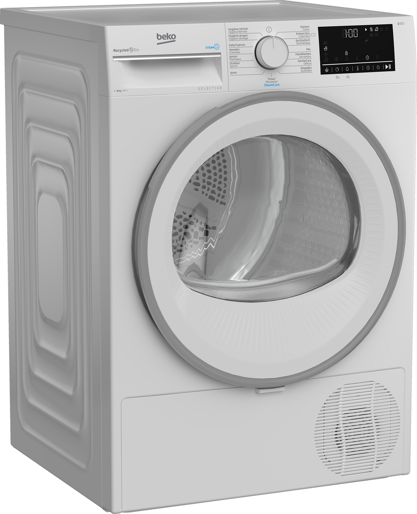 Beko B3T6823WS2 selective 8 kilo warmtepompdroger
