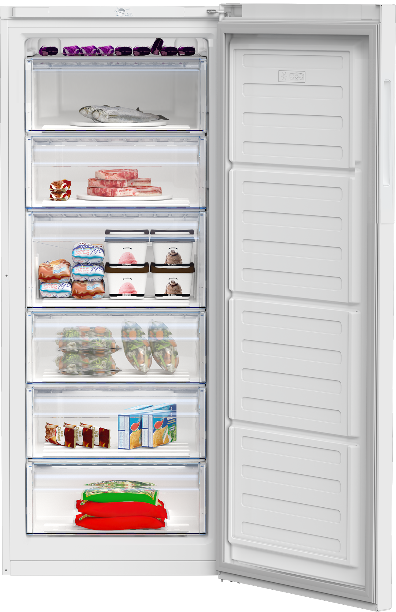 Beko RFSA240M41WN vriezer