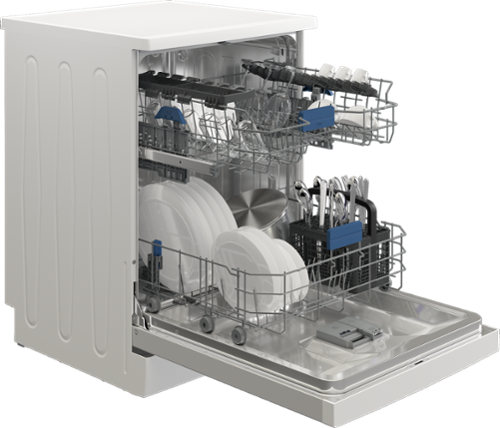 Beko BDFN26442WC vrijstaande vaatwasser 14 couverts