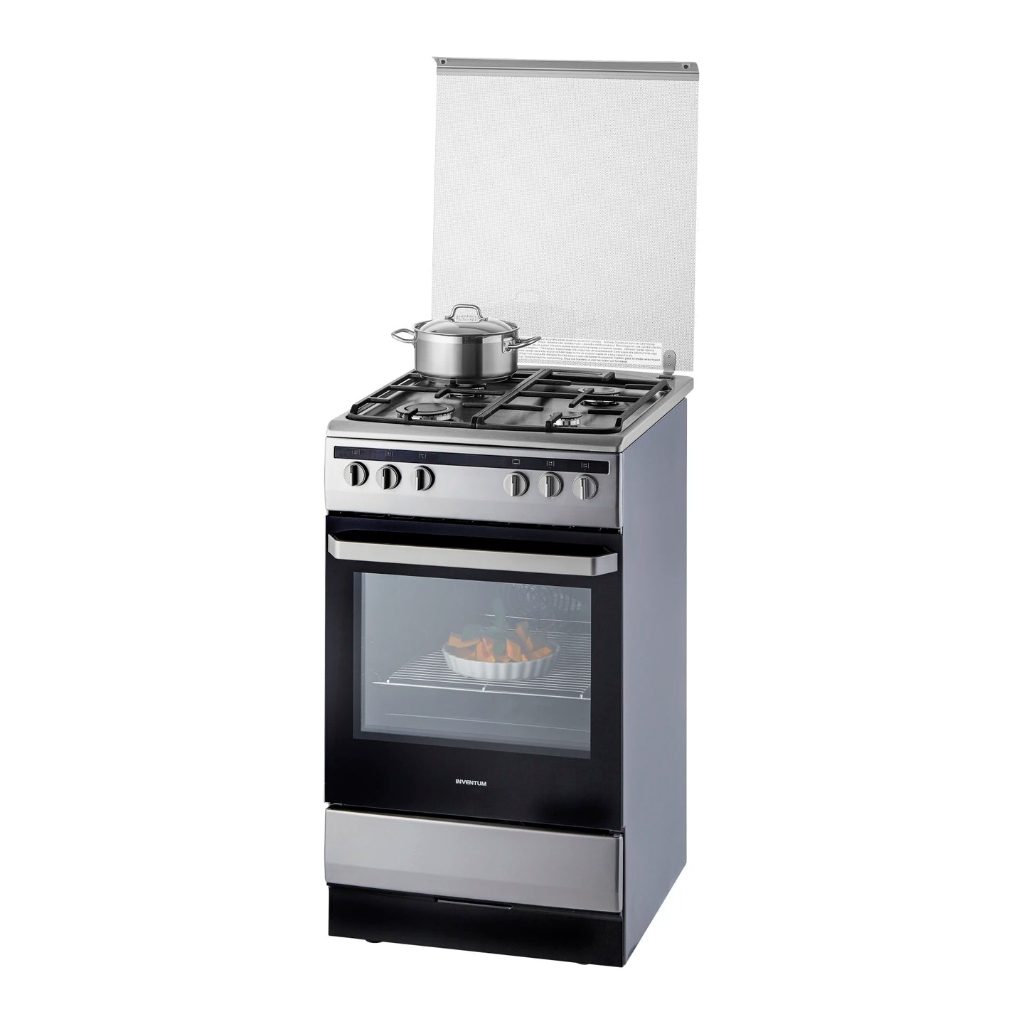 Inventum  VFG5020GRVS Gasfornuis 50 cm breed