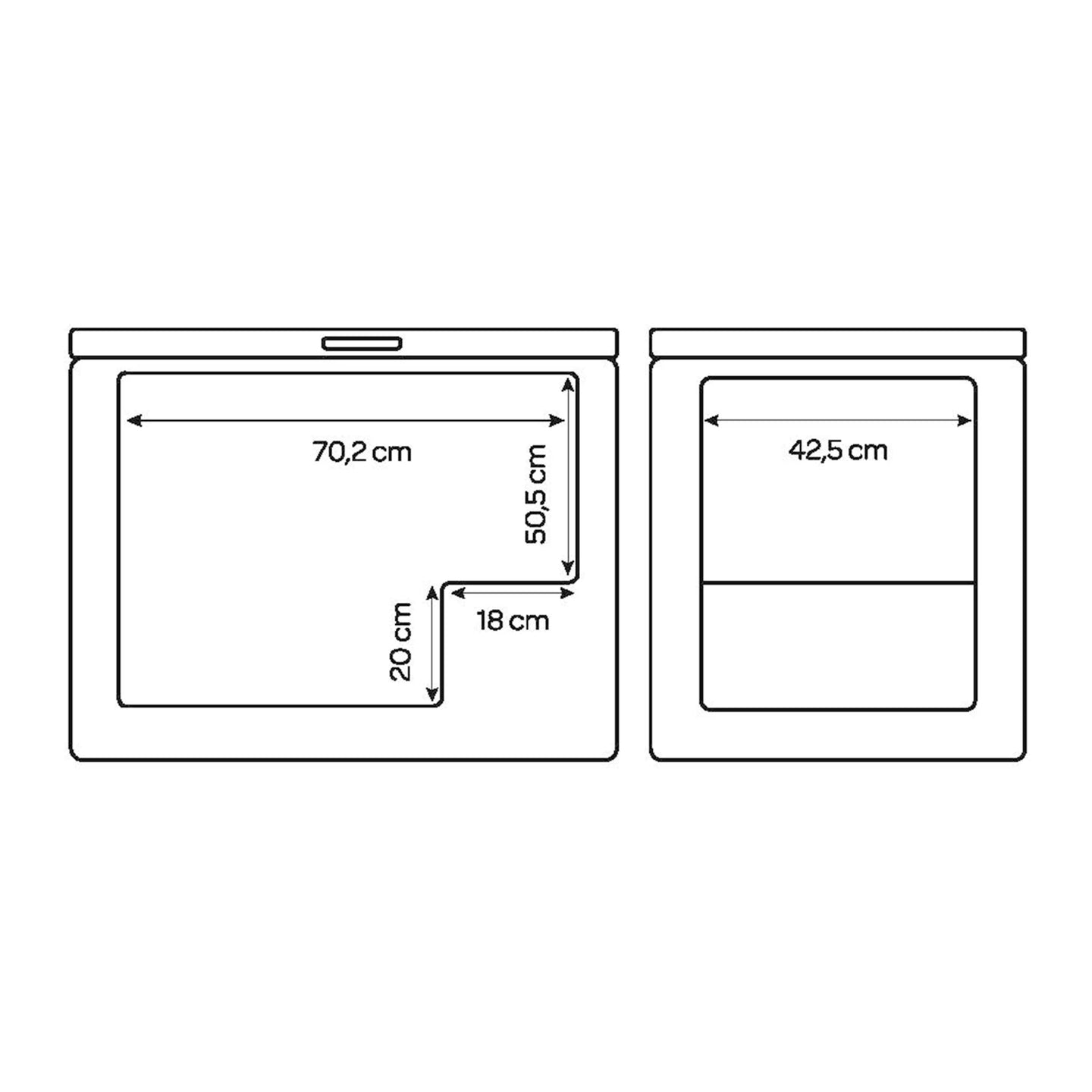 Inventum  VK952W Vrieskist 82 cm breed