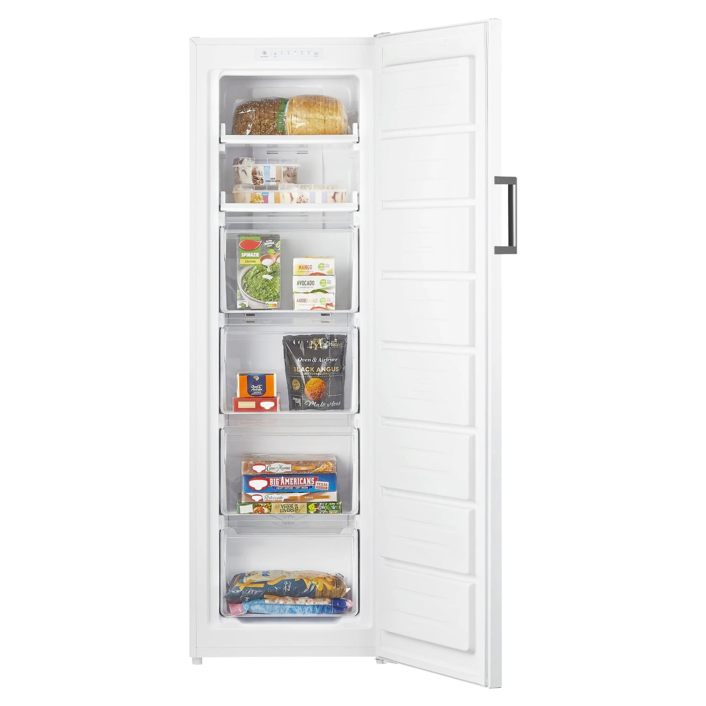 Inventum  VR1682W Vriezer 168 cm hoog
