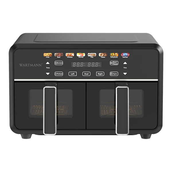 Wartmann WM-2511 AF dual airfryer vooraanzicht