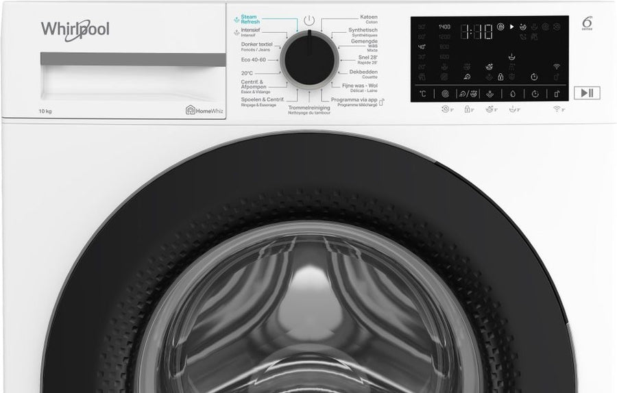 Whirlpool WAM 09 WB BE bedieningspaneel