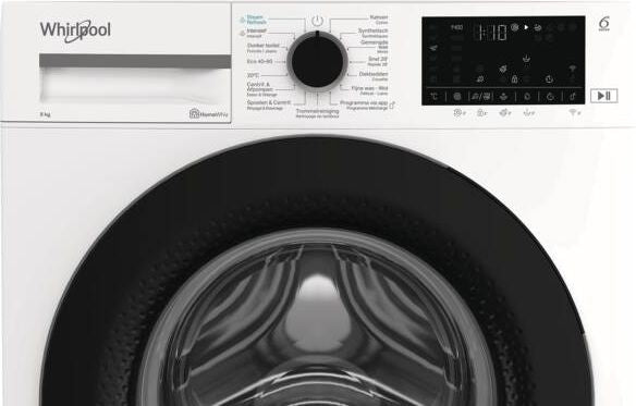 Whirlpool WAM 97 WB BE wasmachine met geopende deur