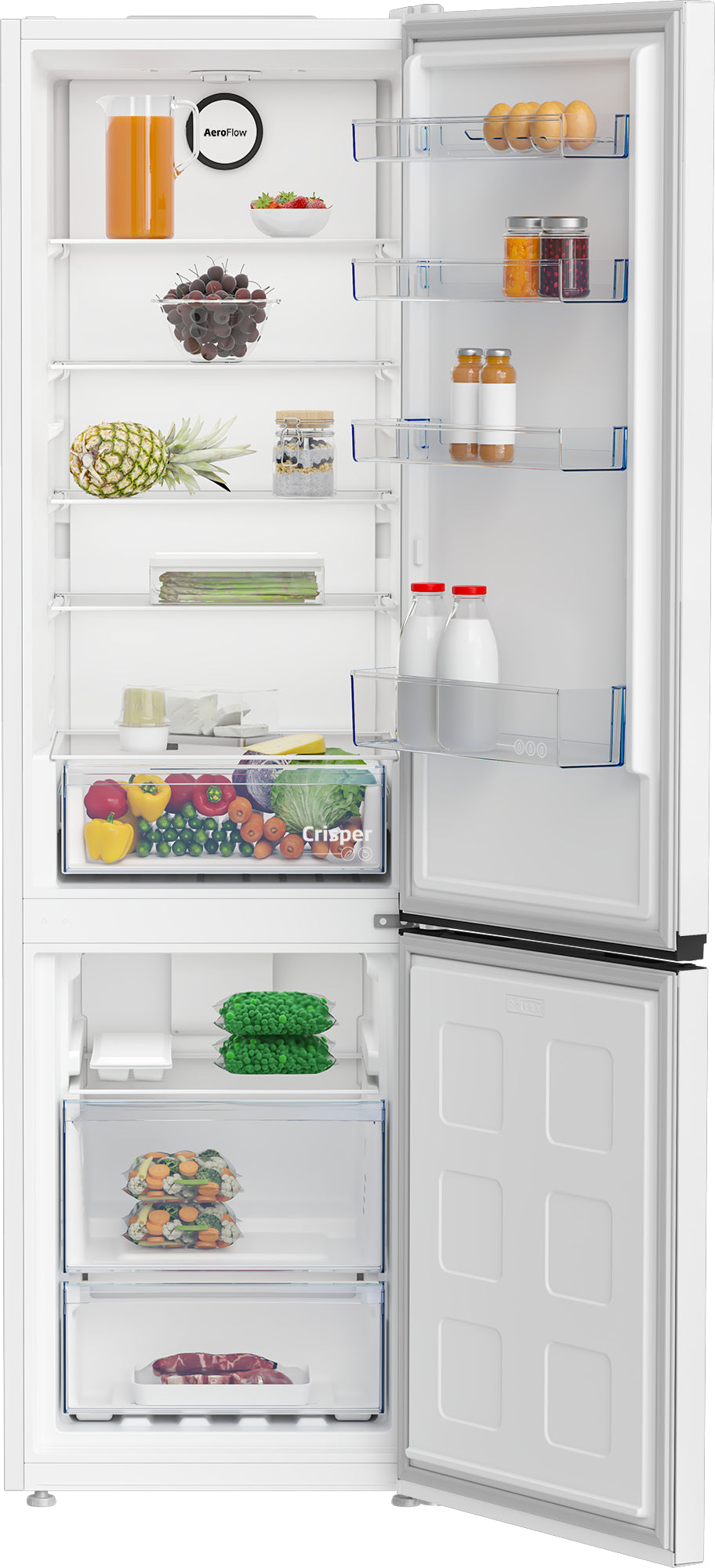 Beko B1RCNE404W Koel/vriescombinatie 204 cm hoog