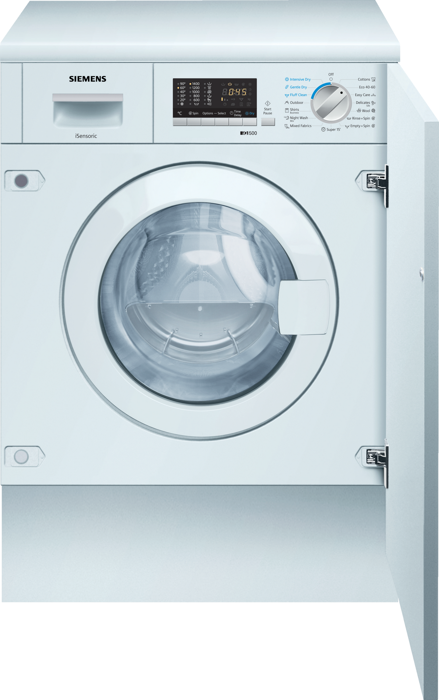 Siemens WK14D543EU inbouw was-droogcombinatie 7/4 kg