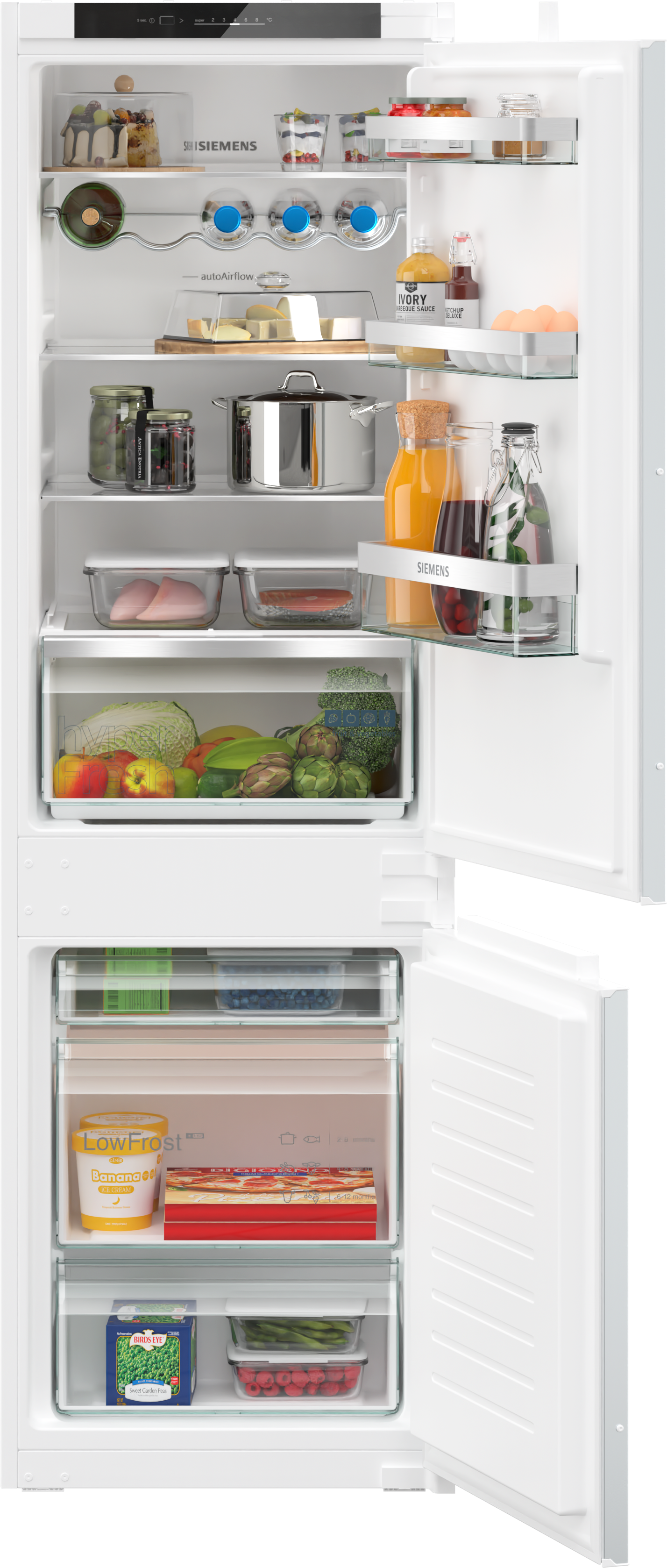 Siemens iQ300 KI86VVSE0 koel-vriescombinatie Ingebouwd 267 l E