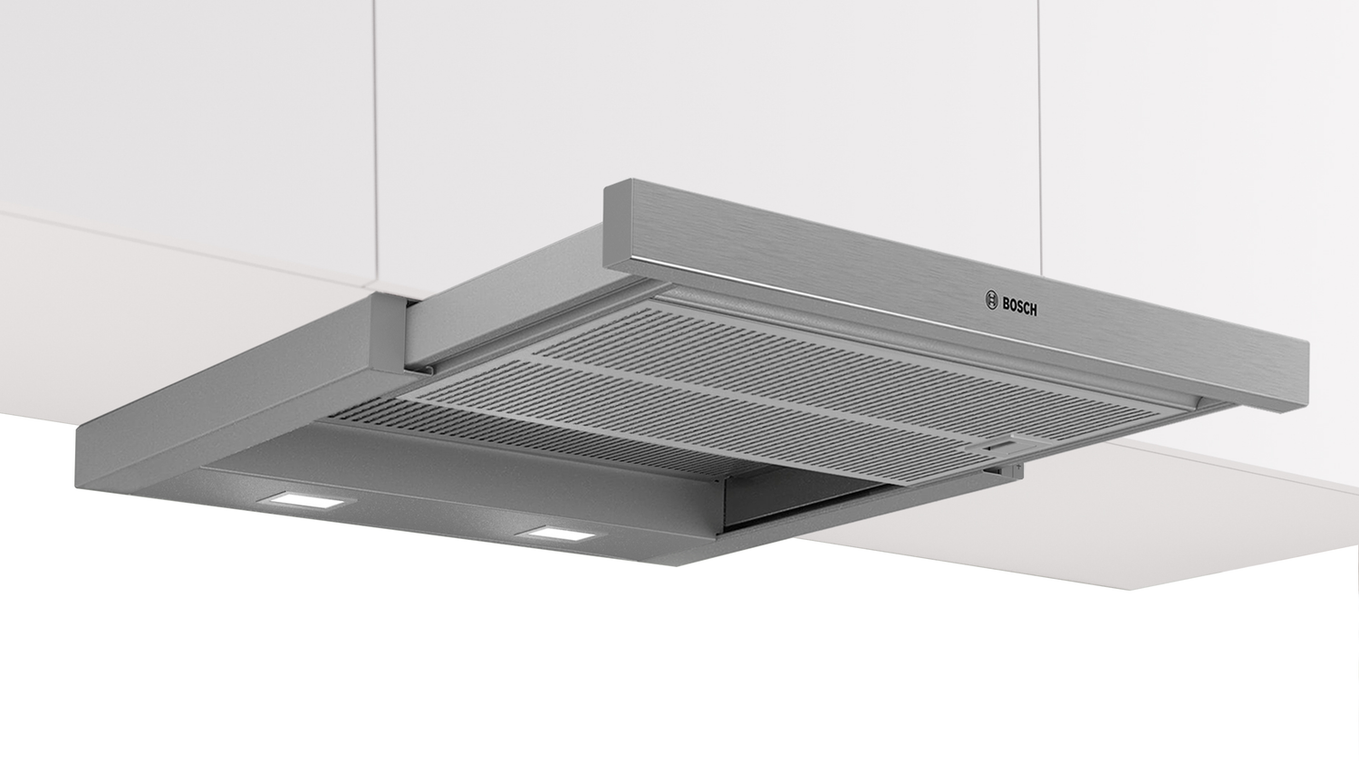 Bosch Serie 4 DFR067A52 afzuigkap Semi-inbouw (uittrekbaar) Zilver 399 m³/uur A