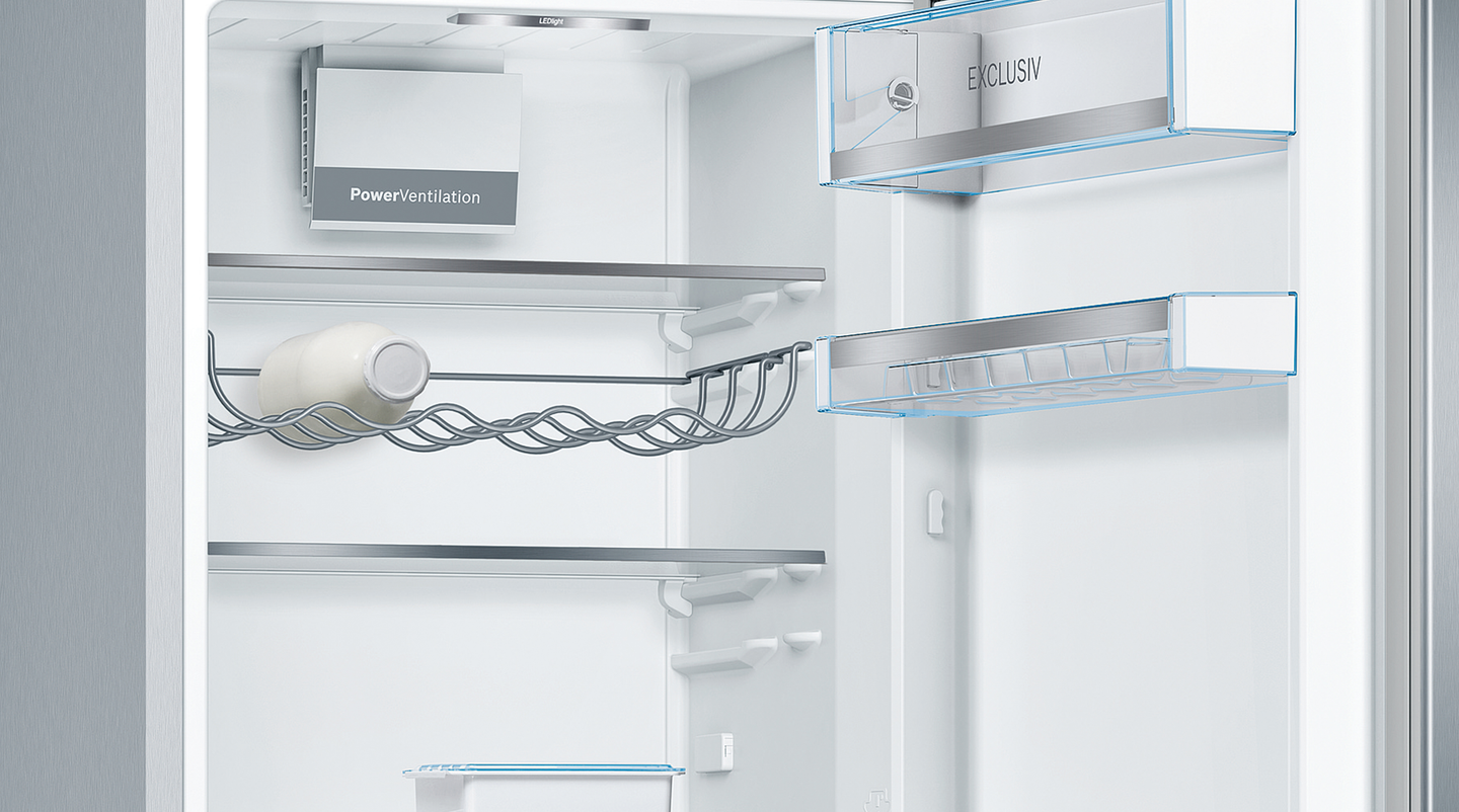 Bosch KGE36EICP koel-vriescombinatie 308 liter