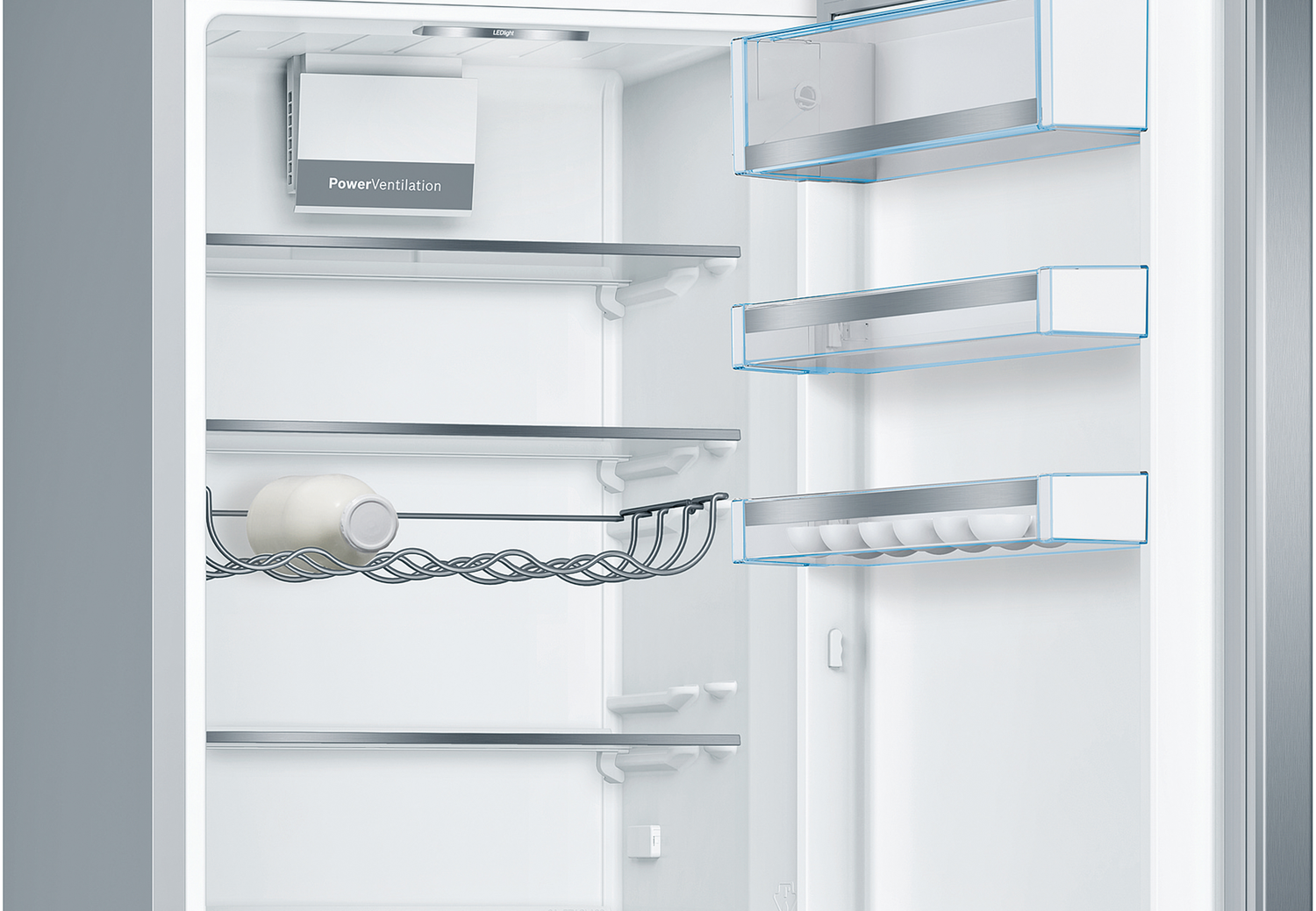 Bosch Serie 6 KGE398IBP koel-vriescombinatie Vrijstaand 343 l B Roestvrijstaal