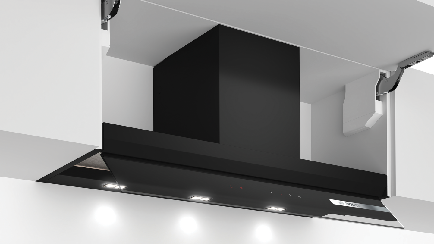 Bosch DBB97AM60 zwarte inbouwafzuigkap 90 cm